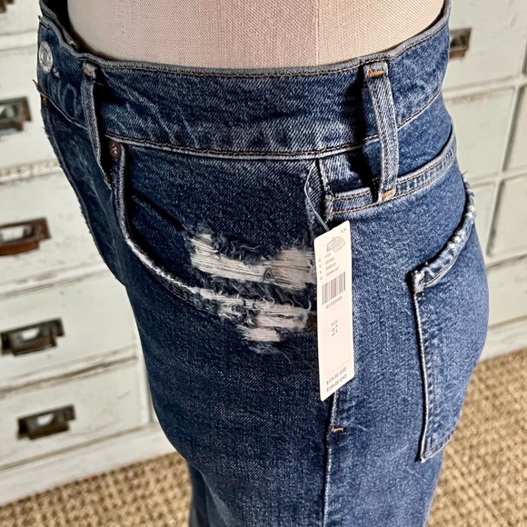 Agolde Riley High Rise Straight Cropped Jeans Size 27 - Picture 7 of 11